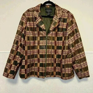 Women's Selene Sport Jacket, 2X, Brown and Green